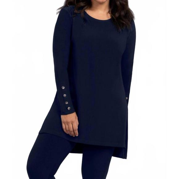 NEW SYMPLI quest tunic long sleeve in navy